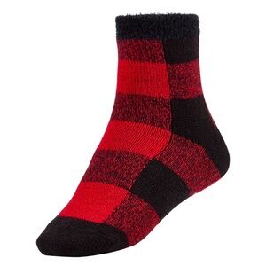 NWT Northeast Outfitters Cozy Cabin Youth Buff Check Socks